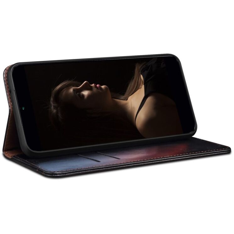 Защитный чехол UniCase Leather Wallet для Xiaomi Redmi Note 14 Pro 5G - Black: фото 3 из 10