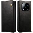 Защитный чехол UniCase Leather Wallet для Xiaomi Redmi Note 14 Pro 5G - Black (373104B)