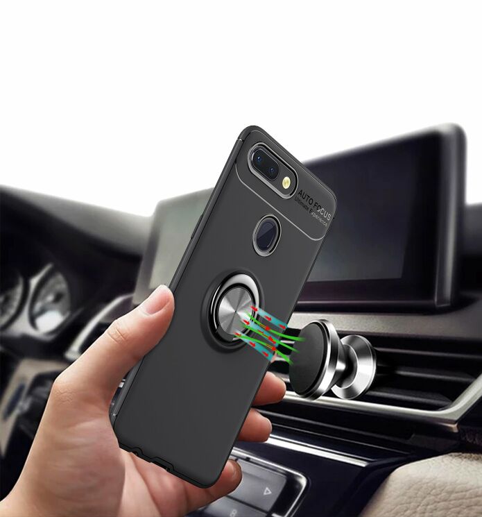 Чехол с магнитным кольцом UniCase Magnetic Ring для Xiaomi Mi 9 - Red: фото 11 из 12