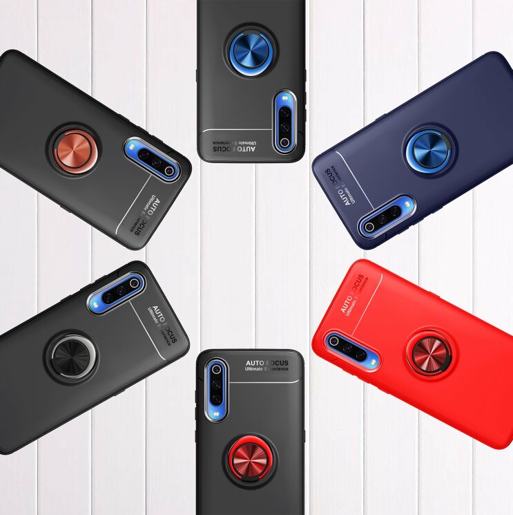 Чехол с магнитным кольцом UniCase Magnetic Ring для Xiaomi Mi 9 - Red: фото 12 из 12