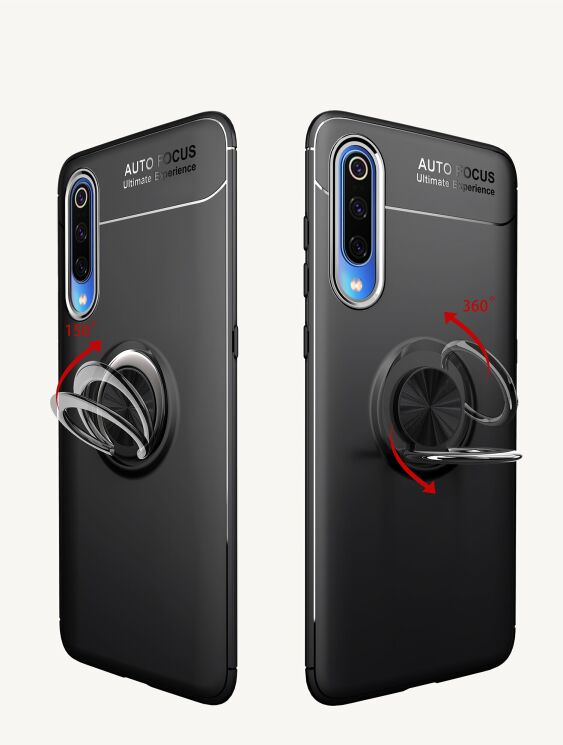 Чехол с магнитным кольцом UniCase Magnetic Ring для Xiaomi Mi 9 - Red: фото 4 из 12