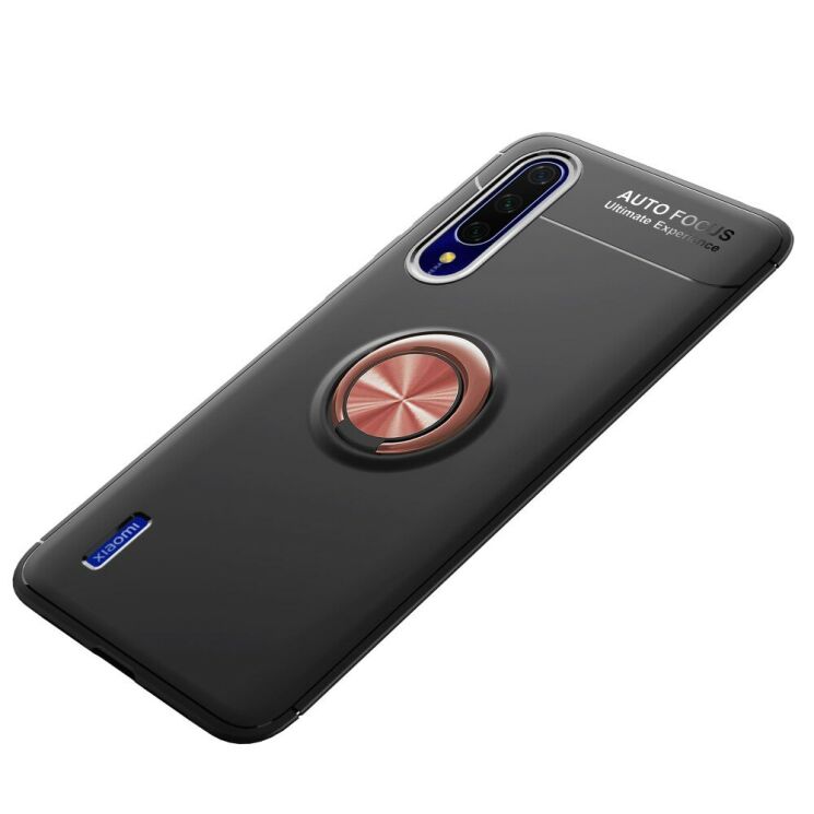 Чохол з магнітним кільцем UniCase Magnetic Ring для Xiaomi Mi 9 Lite / Mi CC9 - Black / Rose Gold: фото 2 з 14