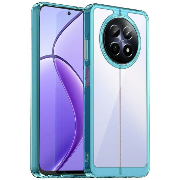 Защитный чехол UniCase Rugged Shield для Realme 12 5G / 13 5G - Transparent Blue: фото 1 из 12