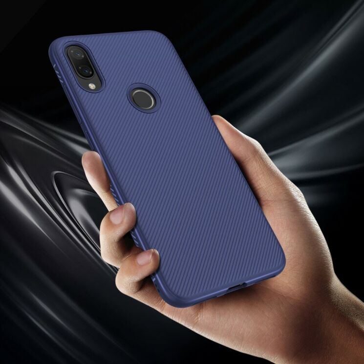 Защитный чехол UniCase Twill Soft для Xiaomi Mi Play - Blue: фото 7 из 9