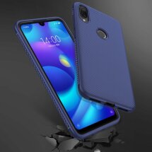 Защитный чехол UniCase Twill Soft для Xiaomi Mi Play - Blue: фото 1 из 9