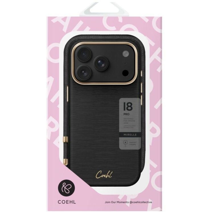 Защитный чехол UNIQ Coehl Mirelle Magnetic для iPhone 18 Pro / 17 Pro (UNIQ-IP6.3P(2026)-MIRMEBNY) - Black: фото 4 из 9