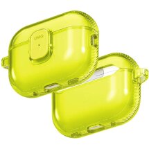 Защитный чехол UNIQ Glase Pro для AirPods Pro 3 (UNIQ-AIRPODSPRO3-GLSPLLIM) - Yellow: фото 1 из 11