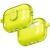 Защитный чехол UNIQ Glase Pro для AirPods Pro 3 (UNIQ-AIRPODSPRO3-GLSPLLIM) - Yellow: фото 1 из 11