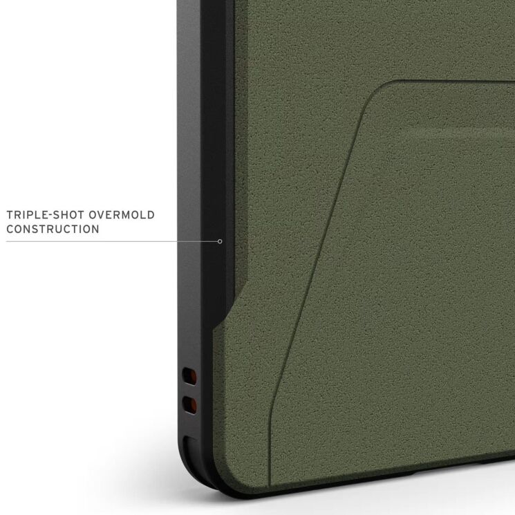 Защитный чехол URBAN ARMOR GEAR Civilian Pro для Samsung Galaxy S25 Ultra (S938) 214473117297 - Olive Drab / Orange (379552O) Защитный чехол URBAN ARMOR GEAR Civilian Pro для Samsung Galaxy S25 Ultra (S938) 214473117297 - Olive Drab / Orange: фото 5 из 6