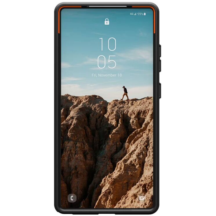 Защитный чехол URBAN ARMOR GEAR Civilian Pro для Samsung Galaxy S25 Ultra (S938) 214473117297 - Olive Drab / Orange (379552O) Защитный чехол URBAN ARMOR GEAR Civilian Pro для Samsung Galaxy S25 Ultra (S938) 214473117297 - Olive Drab / Orange: фото 2 из 6