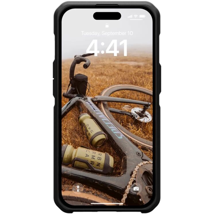 Защитный чехол URBAN ARMOR GEAR (UAG) Metropolis LT MagSafe для Apple iPhone 15 - Kevlar Black: фото 6 из 10