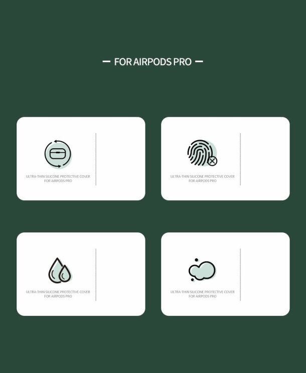 Захисний чохол USAMS US-BH569 Ultrathin Silicone Cover для Apple AirPods Pro - Yellow: фото 3 з 13