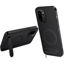 Захисний чохол WANLONFENG Stand Core для OnePlus 15R / Ace 6 / Ace 6T - Black: фото 1 з 7