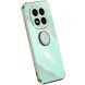 Защитный чехол XINLI Porcelain Ring для Xiaomi Redmi Note 14 Pro 5G / Poco X7 - Cyan (373540C). Фото 1 из 4