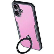 Защитный чехол XUNDD Rugged Case with MagSafe для Apple iPhone 16 - Black: фото 1 из 7