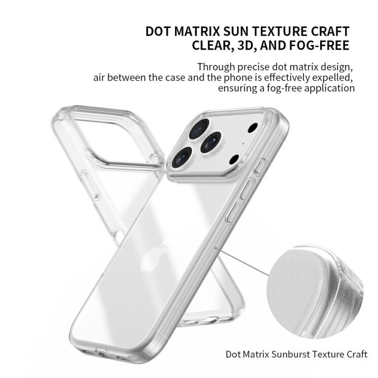 Защитный чехол ZGA Clear Fit Case для Apple iPhone 18 Pro Max - Transparent: фото 5 из 10