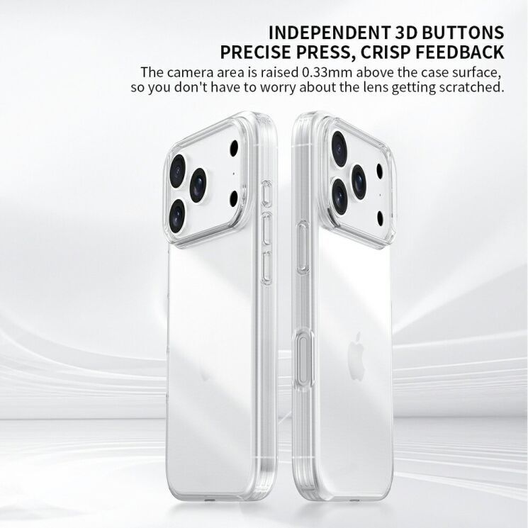 Защитный чехол ZGA Clear Fit Case для Apple iPhone 18 Pro Max - Transparent: фото 9 из 10