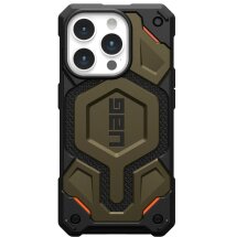 Захисний чохол URBAN ARMOR GEAR (UAG) Monarch Pro MagSafe для Apple iPhone 15 Pro Max (11422211427B) - Carbon Elemental Green: фото 1 з 10