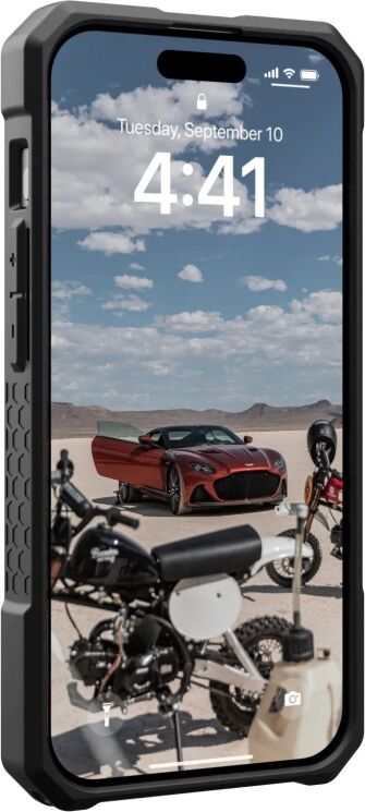 Захисний чохол URBAN ARMOR GEAR (UAG) Monarch Pro MagSafe для Apple iPhone 15 Pro Max (11422211427B) - Carbon Elemental Green: фото 6 з 10
