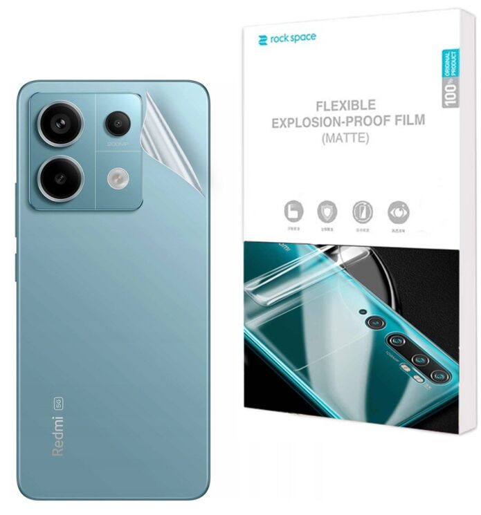 Антиблікова плівка на задню панель RockSpace Explosion-Proof Matte для Xiaomi Redmi Note 13 5G: фото 1 з 9