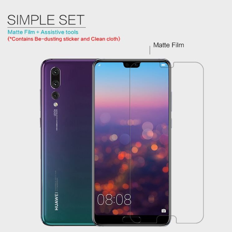 Защитная пленка NILLKIN Crystal для Huawei P20 Pro (187614C) Защитная пленка NILLKIN Crystal для Huawei P20 Pro: фото 4 из 5