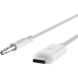AUX-кабель Belkin RockStar Type-C to 3.5mm (0.9m) F7U079ds03-WHT - White (896526W). Фото 4 из 4