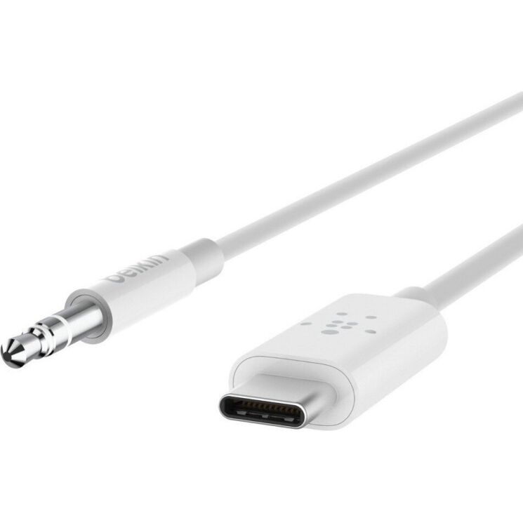 AUX-кабель Belkin RockStar Type-C to 3.5mm (0.9m) F7U079ds03-WHT - White: фото 4 из 4