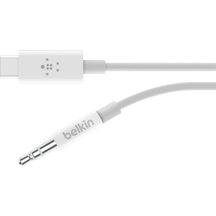 AUX-кабель Belkin RockStar Type-C to 3.5mm (0.9m) F7U079ds03-WHT - White: фото 2 из 4
