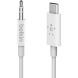 AUX-кабель Belkin RockStar Type-C to 3.5mm (0.9m) F7U079ds03-WHT - White (896526W). Фото 3 из 4