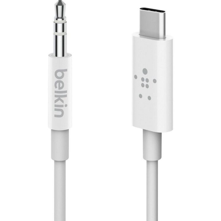 AUX-кабель Belkin RockStar Type-C to 3.5mm (0.9m) F7U079ds03-WHT - White: фото 3 из 4