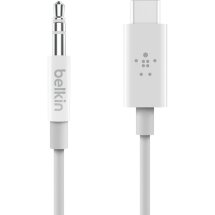 AUX-кабель Belkin RockStar Type-C to 3.5mm (0.9m) F7U079ds03-WHT - White: фото 1 из 4