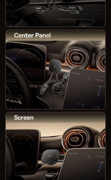 Автомобільний тримач Baseus PrimeTrip C03s (C0013701) - Black: фото 11 з 19