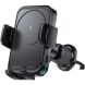 Автомобильный держатель с функцией беспроводной зарядки WIWU CH-321 Almighty Series (15W) - Black (982150B). Фото 1 из 8