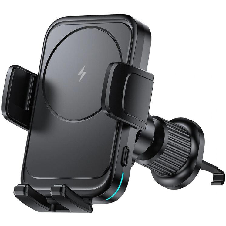 Автомобильный держатель с функцией беспроводной зарядки WIWU CH-321 Almighty Series (15W) - Black: фото 1 из 8