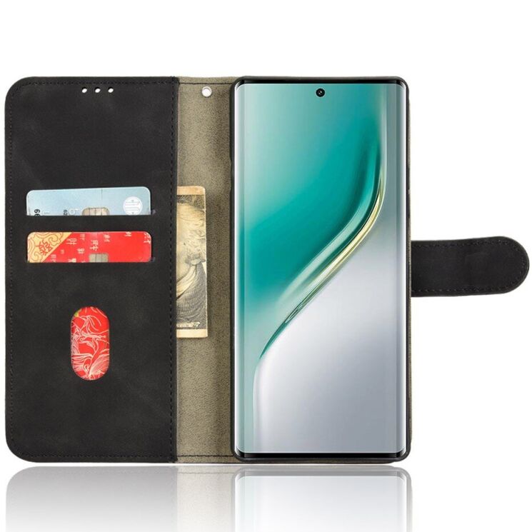 Чохол Deexe Classic Wallet для TECNO Camon 40 (CM5) - Black: фото 2 з 6