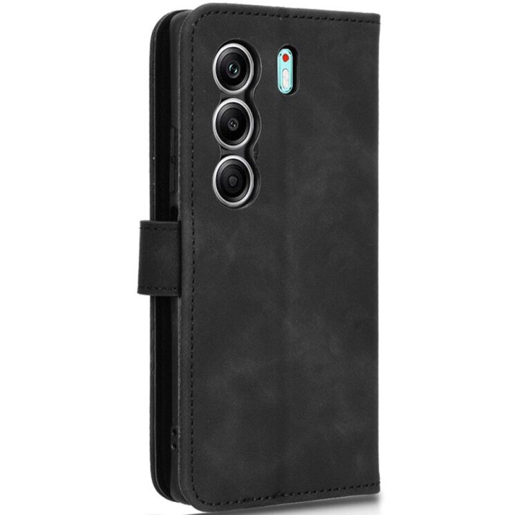 Чохол Deexe Classic Wallet для TECNO Camon 40 (CM5) - Black: фото 5 з 6