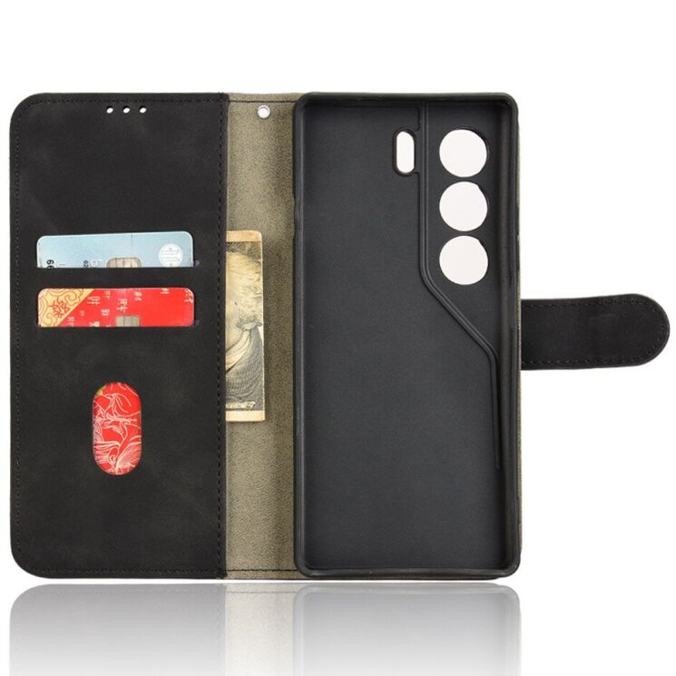 Чохол Deexe Classic Wallet для TECNO Camon 40 (CM5) - Black: фото 4 з 6