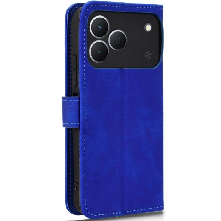 Чохол Deexe Classic Wallet для TECNO Spark 50 - Blue: фото 5 з 6