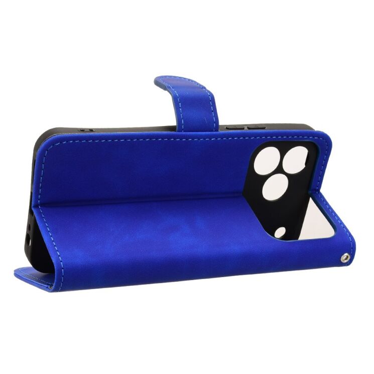 Чохол Deexe Classic Wallet для TECNO Spark 50 - Blue: фото 4 з 6