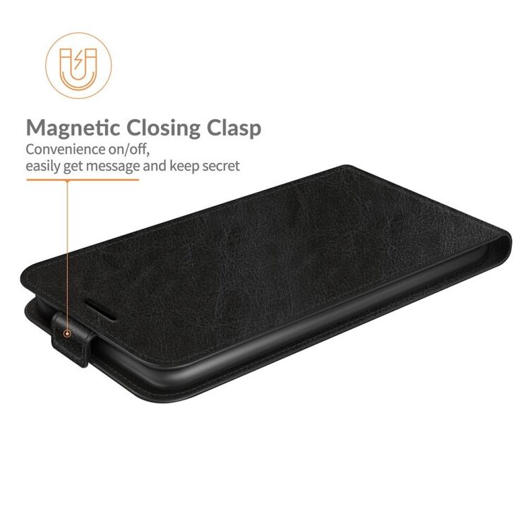 Чехол Deexe Flip Case для ZTE Blade V2020 Smart - Black: фото 5 из 11