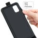 Чехол Deexe Flip Case для ZTE Blade V2020 Smart - Black (277600B). Фото 6 из 11