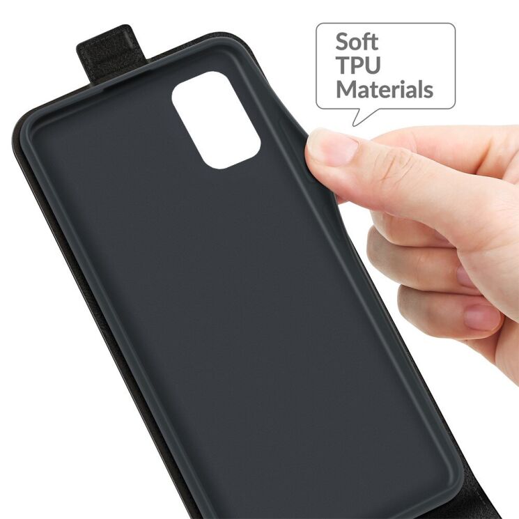 Чехол Deexe Flip Case для ZTE Blade V2020 Smart - Black: фото 6 из 11