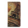 Чехол Deexe Life Style Wallet для Huawei Honor 9X Lite - Eiffel Tower (281206B)