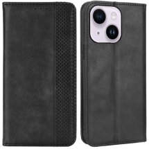 Чехол Deexe Retro Style для Apple iPhone 15 - Black: фото 1 из 6