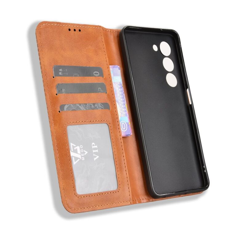 Чохол Deexe Retro Style для OPPO A5 - Brown: фото 4 з 16