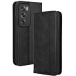 Чохол Deexe Retro Style для OPPO Reno 12 Pro - Black (356903B)