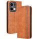 Чехол Deexe Retro Style для OPPO Reno 13 5G - Brown (376512Z). Фото 1 из 7