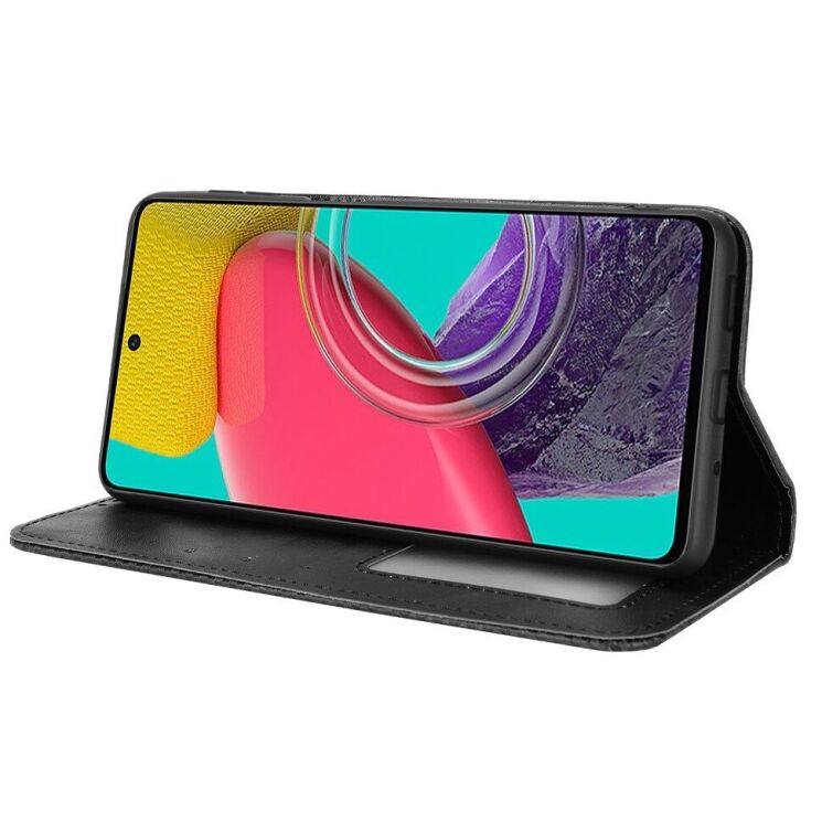 Чехол Deexe Retro Style для Samsung Galaxy M33 (M336) - Black: фото 5 из 6
