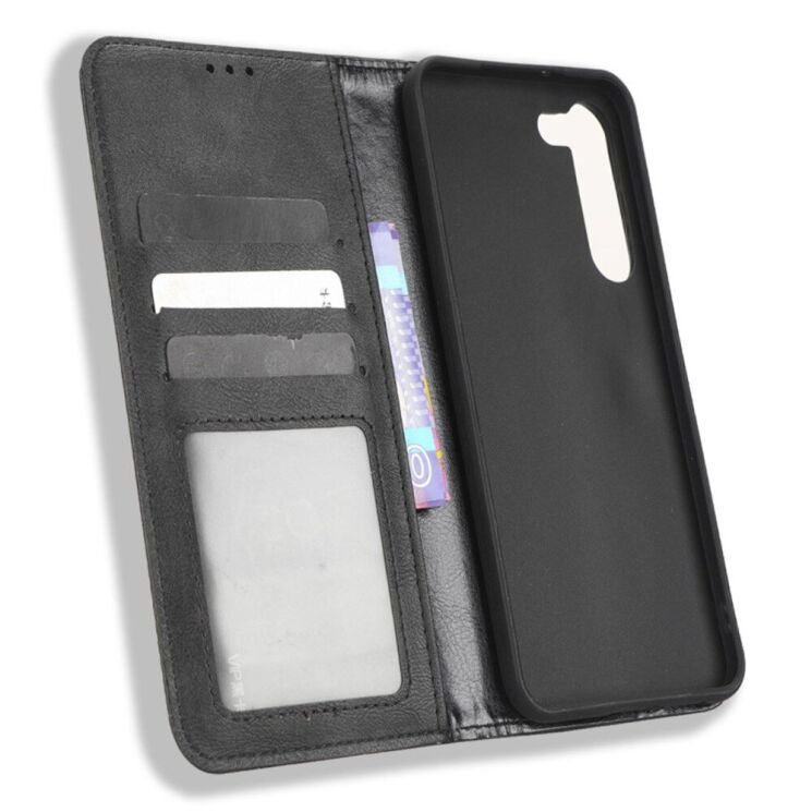Чохол Deexe Retro Style для Samsung Galaxy S23 (S911) - Black: фото 4 з 8