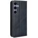 Чехол Deexe Retro Style для Samsung Galaxy S24 FE (S721) - Blue (367594L). Фото 6 из 7